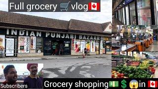 Grocery Shopping in Canada | INDIAN PUNJABI BAZAAR  | Grocery prices in Canada in 2024 |