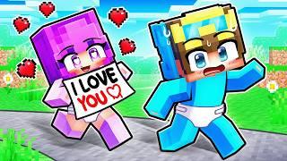 Nico’s FIRST CRUSH In Minecraft!