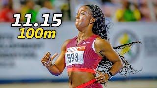 Full Race | Shelly-Ann Fraser-Pryce Wins Her 100m 2024 At The JAAA French Foray 3