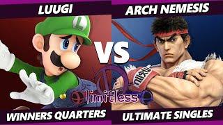 DAT Limitless 2 - Luugi (Luigi) Vs. Arch Nemesis (Ryu) Smash Ultimate - SSBU