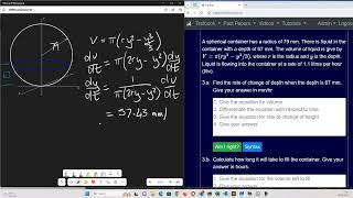 This video shows you how to answer question 3 in the tutorial on applied differentiation in Babbage.