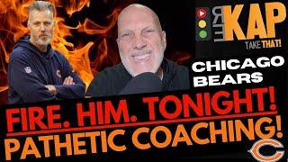 REKAP:  Chicago Bears 23-20 loss to Detroit Lions. ‘Fire. Eberflus. Tonight!  Pathetic Coaching!