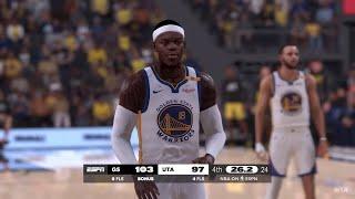 NBA 2K25 NBA Today Mode | WARRIORS vs JAZZ FULL GAME HIGHLIGHTS
