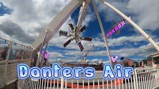 Danters Air funfair ride onride pov at Hoppings 2022