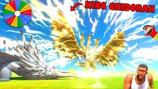 KING GHIDORAH Attacks LUCKY MYSTERY SPIN BATTLES with SHINCHAN vs CHOP vs AMAAN-T in Animal Revolt
