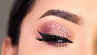 Very Simple and Easy eye Makeup with winged Eyeliner || Shilpa