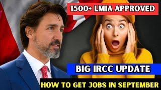  Canada Approves 1500+ LMIAs: How To Find & Apply For Jobs In September | IRCC Update