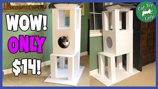 Easy Simple DIY Cat Tree, Only $14 to make