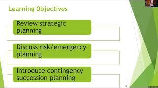 NCUIH BOD Training: Thinking Ahead – Emergency Strategic Planning & Succession Planning