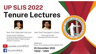 SLIS 2022 Tenure Lectures