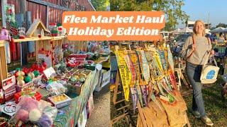 Flea Market Holiday Haul Vintage Christmas & Halloween Decor