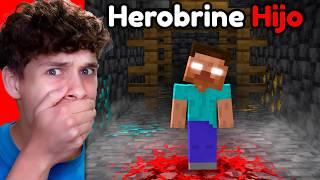 Encontré al HIJO Secreto de HEROBRINE en Minecraft...