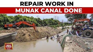 Delhi Water Crisis: Repair Works In Munak Canal Done, Water To Reach Dwarka Soon | India Today