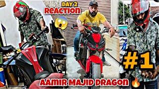 @theamirmajid Reaction  Dragon arm  |  Kawasaki z1000 wrap one in India | modification 03.O