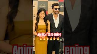 Animal Movie screening Ranbir Kapoor Rashmika Mandanna - ANIMAL MOVIE PREMIERE