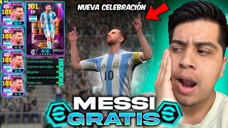 Así JUEGA MESSI de 101 "Doble Potenciado" GRATIS  | EFOOTBALL 2025 Mobile