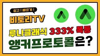 333% 폭등한 루나클래식 그렇다면 루나 짝꿍 앵커프로토콜은 얼마나 오를까?