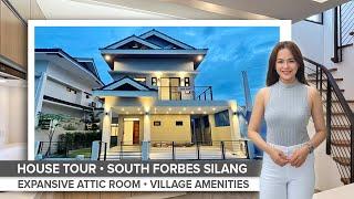 House Tour 88 • Touring this Cozy Brand New House with Expansive Attic inside South Forbes Silang