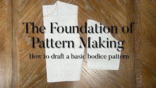 How to make the most basic bodice pattern | sewing for dummies