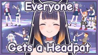 Ina gives everyone in HoloMyth a headpat【Hololive EN】