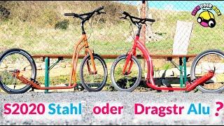 Yedoo S2020 vs. Yedoo Dragstr: Flow oder Speed? Vergleichstest der sportlichen 20 Zoll Tretroller