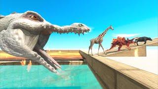 Dinosaur or Animal - Who Escaped From Ice Dino Prison? | Animal Revolt Battle Simulator