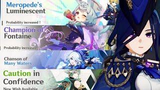 NEW UPDATE!! VERSION 4.7 TO 5.0 RERUN BANNERS | CLORINDE/SIGEWINNE/FURINA RERUN - Genshin Impact