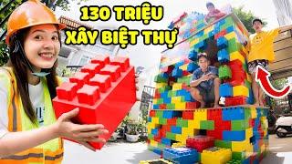 CHI 130 TRIỆU XÂY CĂN BIỆT THỰ 3 TẦNG BẰNG LEGO KHỔNG LỒ | SUNNY TRƯƠNG