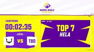 Marvel Rivals Invitational 2025 ASIA Day 2 (UTC+9）