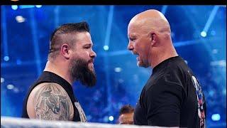 Stone cold Steve Austin and Kevin Owens Wrestlemania 38