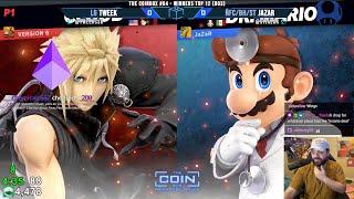 Tweek (Cloud, Diddy Kong) vs JaZaR (Dr. Mario) - Coinbox 64 | 07 Jun '23