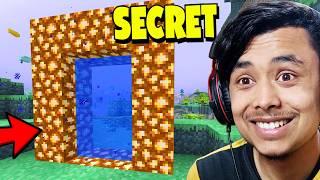 Going To The Secret Sky Dimension In Minecraft!!!