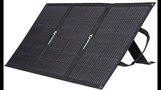 Lensun 100W 12V Foldable Solar Panel, Lightweight for Power Stations Solar Generator