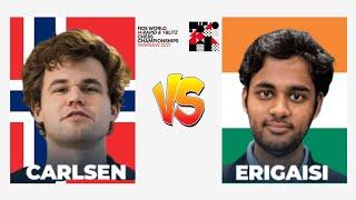 MAGNUS VS ARJUN ERIGAISI || World Blitz Chess