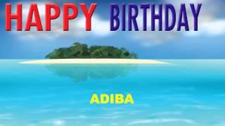 Adiba  Card Tarjeta - Happy Birthday