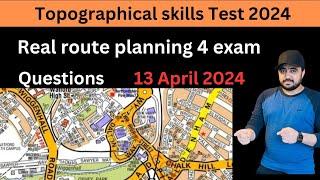 TFL Topographical assessment Test 2024 | TFL Real route planning exam questions April 2024,sa pco