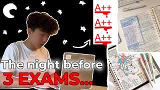 how to STUDY for an exam THE NIGHT BEFORE (and still get all As)