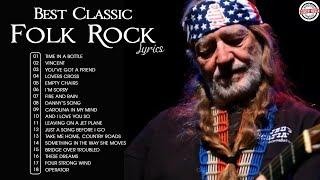 Jim Croce, John Denver, Don Mclean, Cat Stevens - Classic Folk Rock - Folk Songs With Lyrics