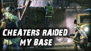 BASE RAID CHEATERS BANNED FROM SERVER  PVP DAYZ GAMEPLAY