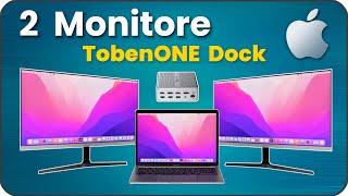 2 Bildschirme an Laptop / MacBook anschließen & einrichten mit der Dockingstation von TobenONE