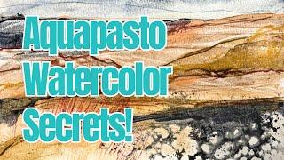 Create Stunning Textures with Aquapasto and Watercolor for Mixed Media Art