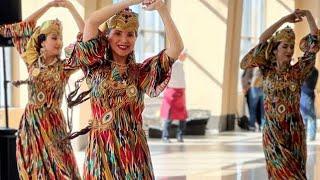 Выступление на Навруз, танец Карнай. Ансамбль Санам узбекские и таджикские танцы.