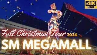 2024 SM MEGAMALL Complete Christmas Walking Tour + Maki’s 3D Hologram Concert & Redevelopment 4K HDR