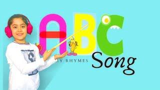 Hasenat singing the Alphabets song with the words and teaching the Alphabets.