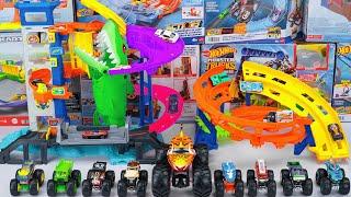 Hot Wheels Collection Unboxing Review ASMR  Hot Wheels City Attacking Shark Escape Track Set