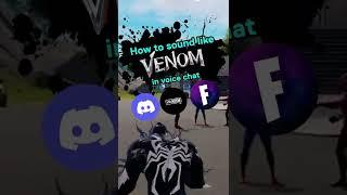 VENOM Voice Changer for VR Chat, Discord, and Other Voice Chats Tutorial #Shorts