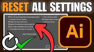 How To Reset All Settings to Default in Adobe Illustrator