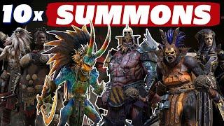 10x Summons Friday! All new champs Raid Shadow Legends boosted summons