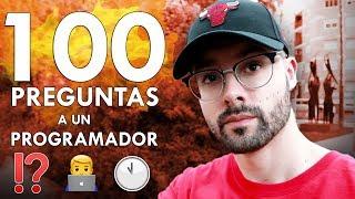 100 preguntas de programación en 5 minutos ‍ a Víctor Robles el desarrollador web 