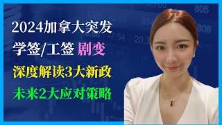 加拿大移民政策大震荡！学签工签变革，夫妻双打崩塌，3大新政深度解读，润路何方？2大应对策略！